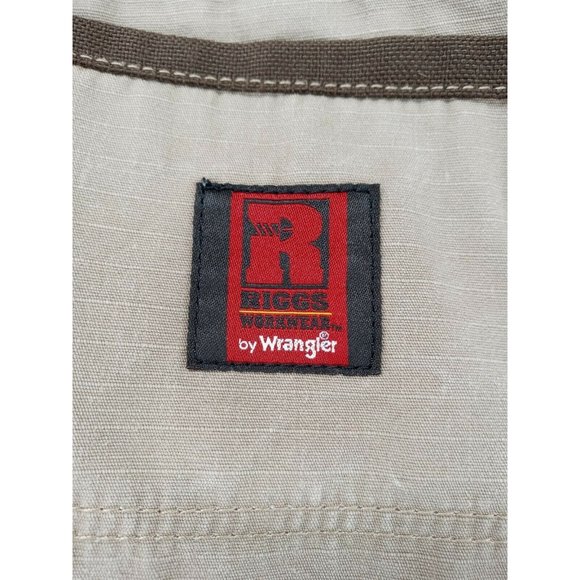 Wrangler Riggs Workwear Men's Ranger Pants Rip Stop Durable 56 x 31 Khaki Tan - Picture 2 of 12